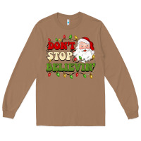 Toasted Coconut don't stop believin Long Sleeve Tee - BarkalooDesign