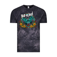 Cloud Black be kind Vintage Tee - SublimationCraftShop