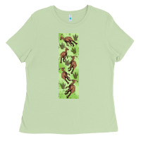 Matcha dinosaur parasaurolophus pen wrap Ladies Tee - Artiststas