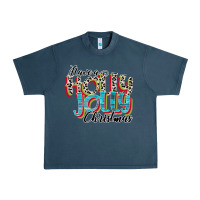 Midnight Navy have a holly jolly christmas Urban Heavy Tee - CowhideDigitalArt