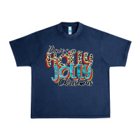 Navy have a holly jolly christmas Urban Heavy Tee - CowhideDigitalArt