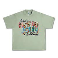Oil Green have a holly jolly christmas Urban Heavy Tee - CowhideDigitalArt