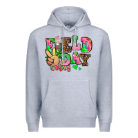Heather Grey field day vibes Premium Hoodie - AdoDesignShop