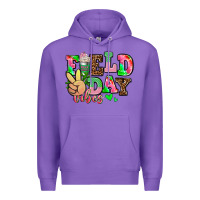 Purple field day vibes Premium Hoodie - AdoDesignShop