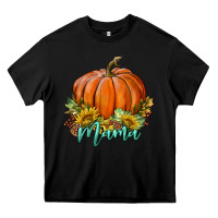 Black pumpkin mama Heavy Core Tee - BundleAndBundleShop