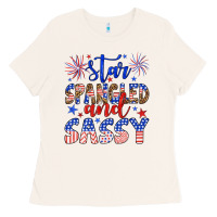 Bone star spangled and sassy Ladies Tee - Artiststas