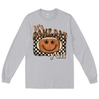Moon Dust it's game day y'all football smiley face Long Sleeve Tee - BarkalooDesign