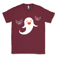 Burgundy genshin impact hu tao  spirit ghost art lightweight Classic Tee - DesigneFamous