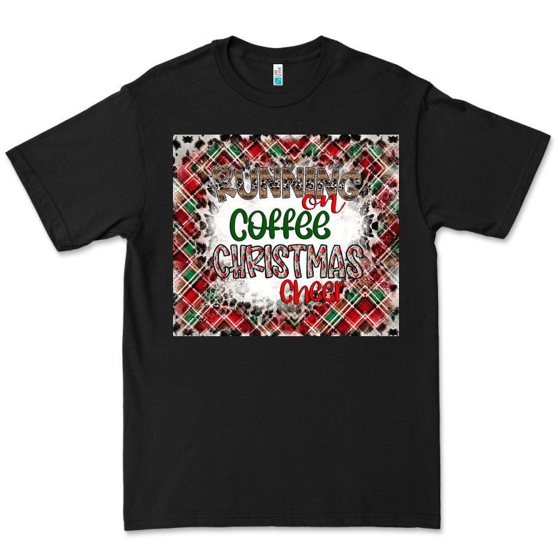 Running On Coffee And Christmas Premium Tee by CowhideDigitalArt | Teevron