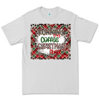 Dove Grey Running on Coffee And Christmas Premium Tee - CowhideDigitalArt