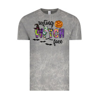 Cloud Rock Resting Witch Face Vintage Tee - CowhideDigitalArt