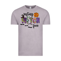 Resting Witch Face Vintage Tee | Teevron