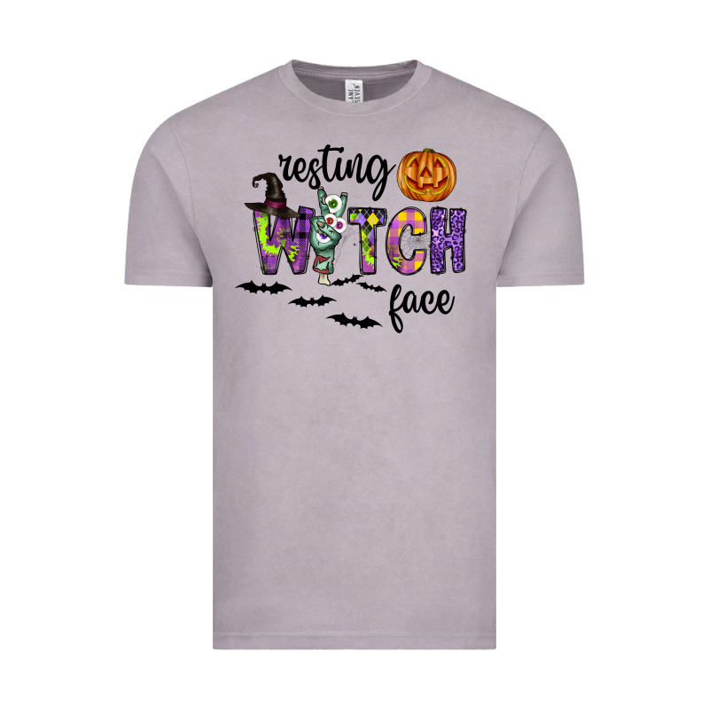 Resting Witch Face Vintage Tee by CowhideDigitalArt | Teevron