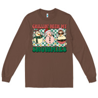 Chestnut Chillin with my Snowmies Long Sleeve Tee - BarkalooDesign