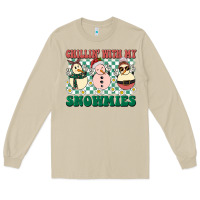 Mushroom Chillin with my Snowmies Long Sleeve Tee - BarkalooDesign