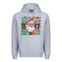 Heather Grey merry merry merry Premium Hoodie - AdoDesignShop