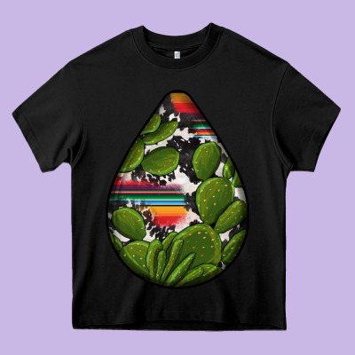 Mexican Teardrop  5 Heavy Core Tee Designed By Bundleandbundleshop