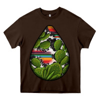 Chocolate Brown mexican teardrop  5 Heavy Core Tee - BundleAndBundleShop