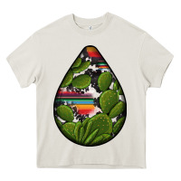 Cream mexican teardrop  5 Heavy Core Tee - BundleAndBundleShop