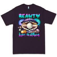 Plum Beauty Lies Within Premium Tee - CowhideDigitalArt