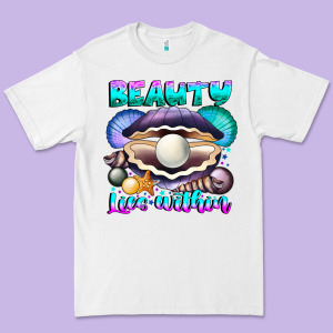 Beauty Lies Within Premium Tee Designed By Cowhidedigitalart