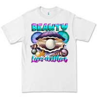 White Beauty Lies Within Premium Tee - CowhideDigitalArt