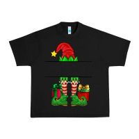 Black christmas elf custom name Urban Heavy Tee - Artiststas