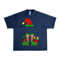 Navy christmas elf custom name Urban Heavy Tee - Artiststas