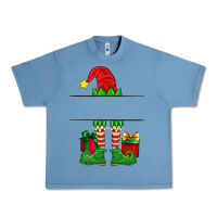 Pebble Blue christmas elf custom name Urban Heavy Tee - Artiststas