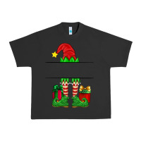 Pigment Black christmas elf custom name Urban Heavy Tee - Artiststas