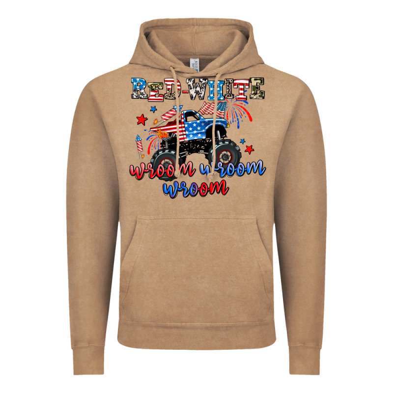 Red White Wroom Wroom Wroom Vintage Hoodie by AdoDesignShop | Teevron