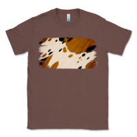 Chestnut Cowhide Black and Light Brown Brushstroke Classic Tee - Jasminsmagicworld
