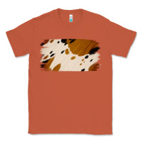 Copper Cowhide Black and Light Brown Brushstroke Classic Tee - Jasminsmagicworld