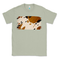 Matcha Cowhide Black and Light Brown Brushstroke Classic Tee - Jasminsmagicworld