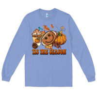 Colony Blue tis the season football Long Sleeve Tee - BarkalooDesign