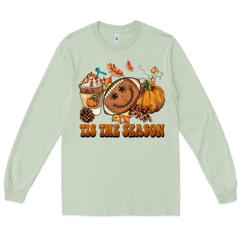 Tis The Season Football Long Sleeve Tee by BarkalooDesign | Teevron