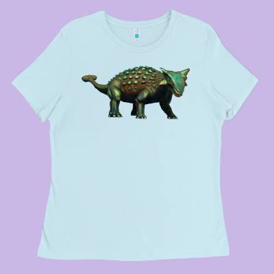 Ankylosaurus Ladies Tee Designed By Artiststas