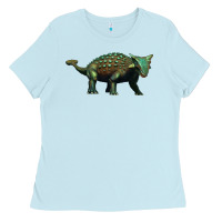 Baby Blue ankylosaurus Ladies Tee - Artiststas
