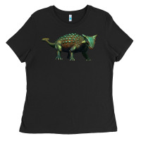Black ankylosaurus Ladies Tee - Artiststas