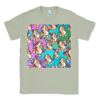 Matcha Easter Bunny With Truck Seamless Pattern Classic Tee - BundleAndBundleShop