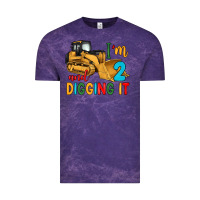 Cloud Purple i'm 2 and digging it Vintage Tee - Artiststas