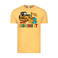 Vintage Mustard i'm 2 and digging it Vintage Tee - Artiststas
