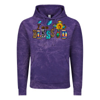 Cloud Purple ı am blessed Vintage Hoodie - AdoDesignShop
