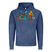 Vintage Denim ı am blessed Vintage Hoodie - AdoDesignShop
