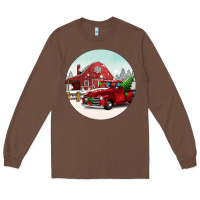 Chestnut Christmas farm Christmas Long Sleeve Tee - BarkalooDesign