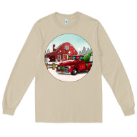 Mushroom Christmas farm Christmas Long Sleeve Tee - BarkalooDesign