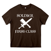 Chocolate Brown Soldıer First Class Heavy Core Tee - Bettercallsaul