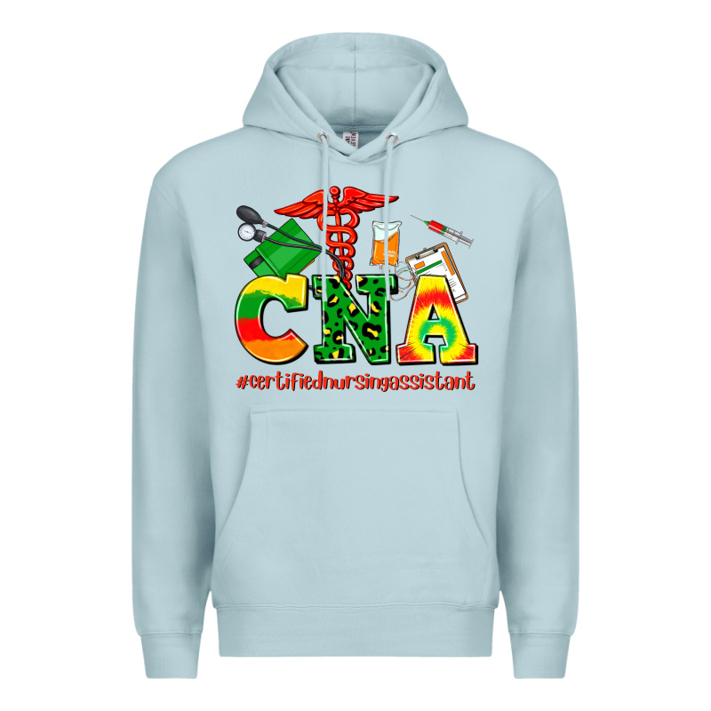 Cna Juneteenth Certified Nursing Assistant Premium Hoodie by AdoDesignShop | Teevron