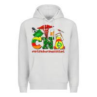 Dove Grey cna juneteenth certified nursing assistant Premium Hoodie - AdoDesignShop