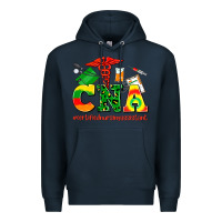 Navy cna juneteenth certified nursing assistant Premium Hoodie - AdoDesignShop